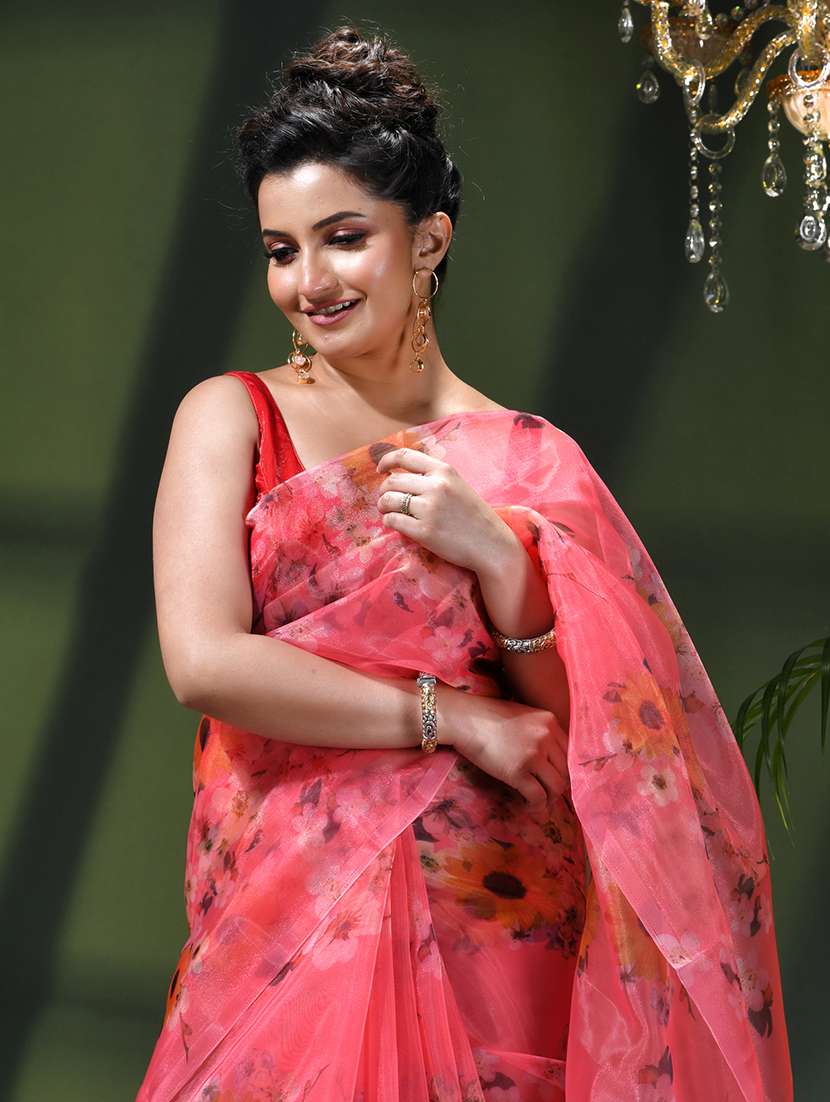 women printed casual wear saree - 22376167 -  Standard Image - 5