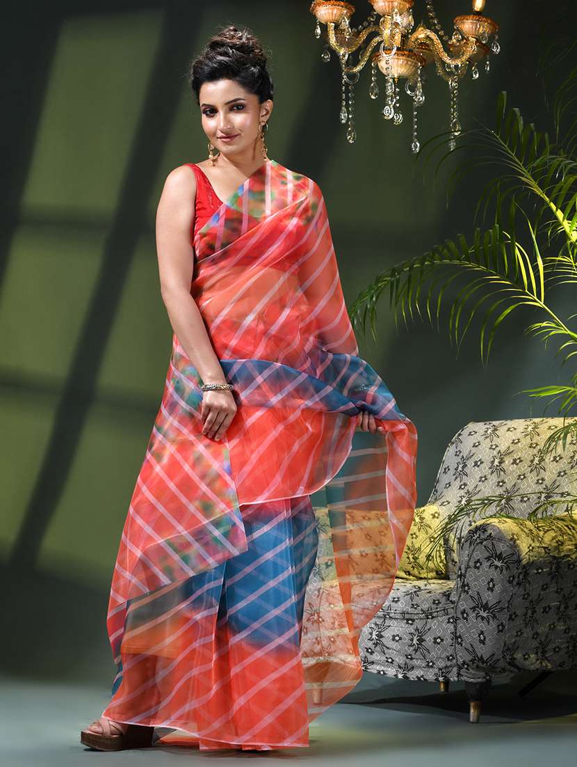 women printed casual wear saree - 22376168 -  Standard Image - 3