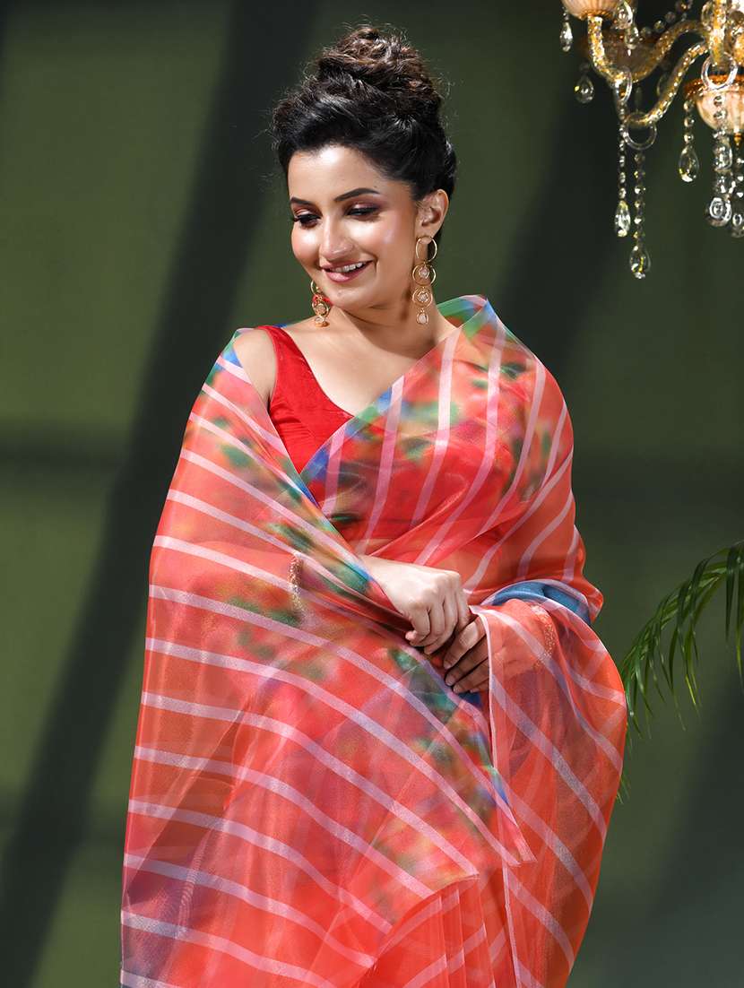 women printed casual wear saree - 22376168 -  Standard Image - 5