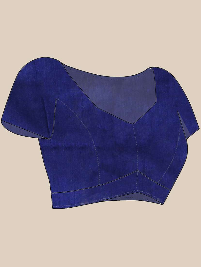women solid with bordered saree - 22376179 -  Standard Image - 5