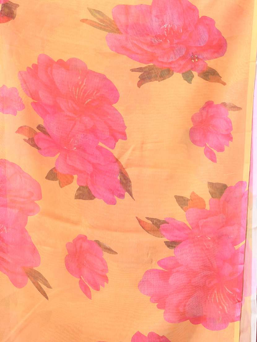 women printed casual wear saree - 22376195 -  Standard Image - 5