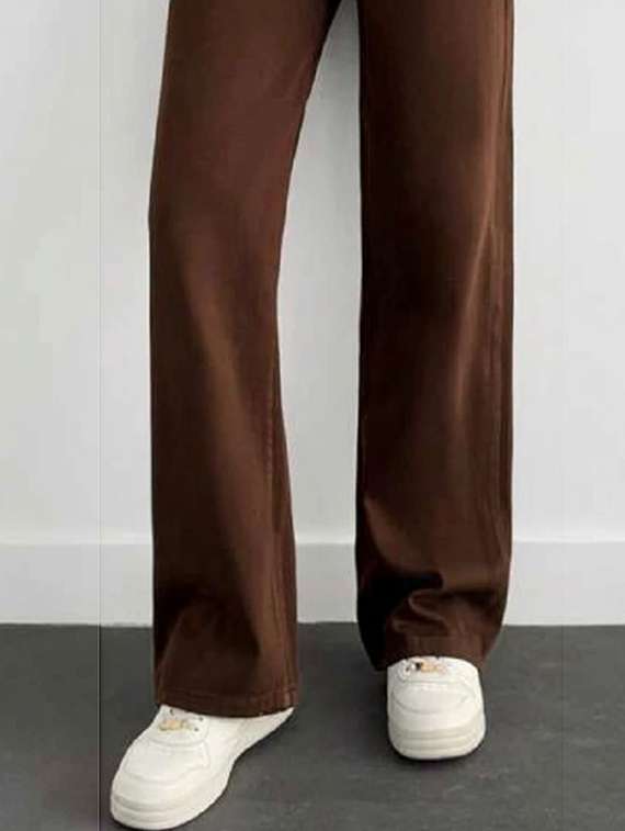 women solid high rise realxed fit jeans - 22376278 -  Standard Image - 3