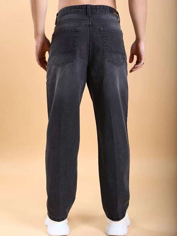 men solid mid rise straight jeans - 22376399 -  Standard Image - 3