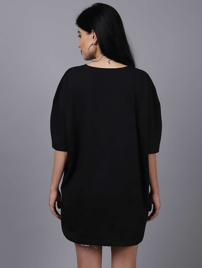 women printed short sleeve oversized t-shirt - 22376641 -  Standard Image - 3