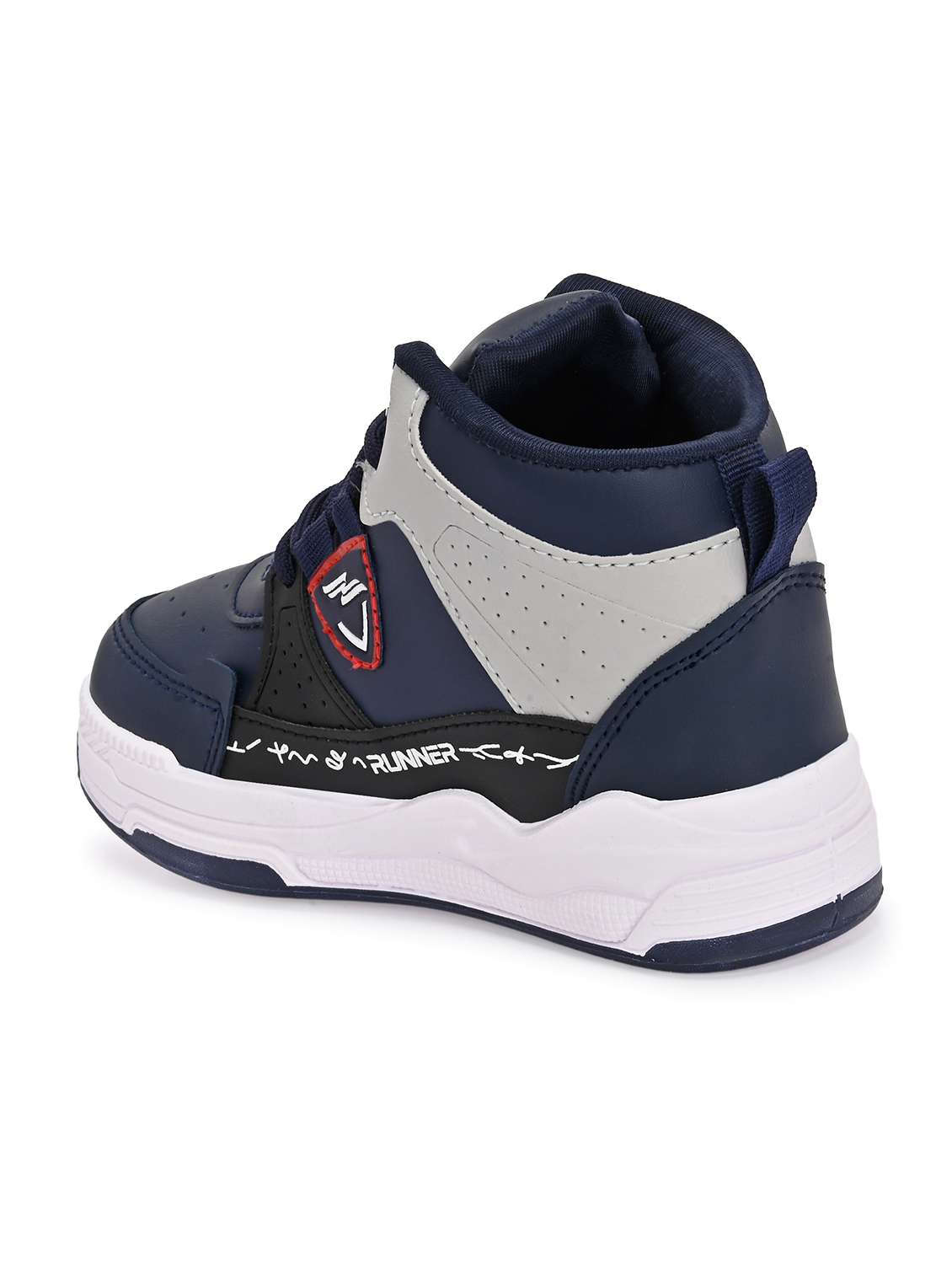 boys blue high-top sneakers - 22376657 -  Standard Image - 3