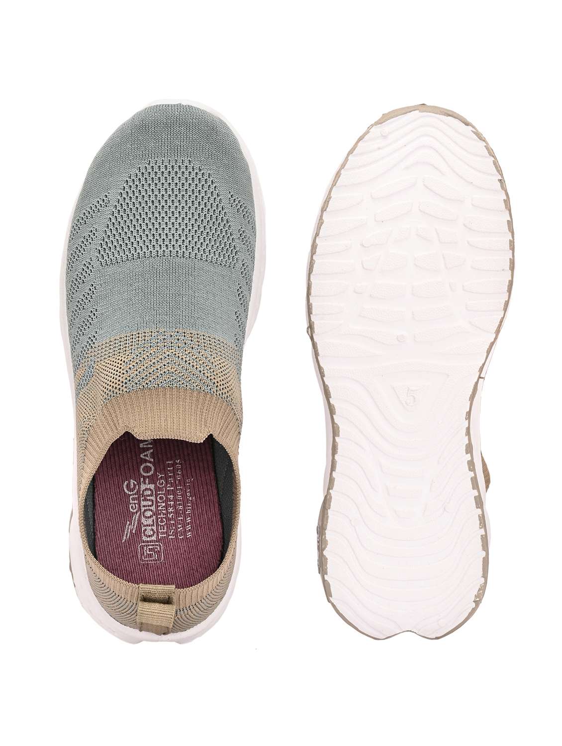 women solid slip on casual shoe - 22376661 -  Standard Image - 5