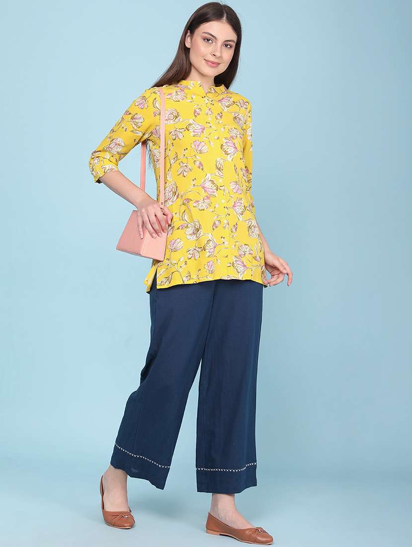 women printed three quarter sleeves straight kurti - 22376716 -  Standard Image - 5