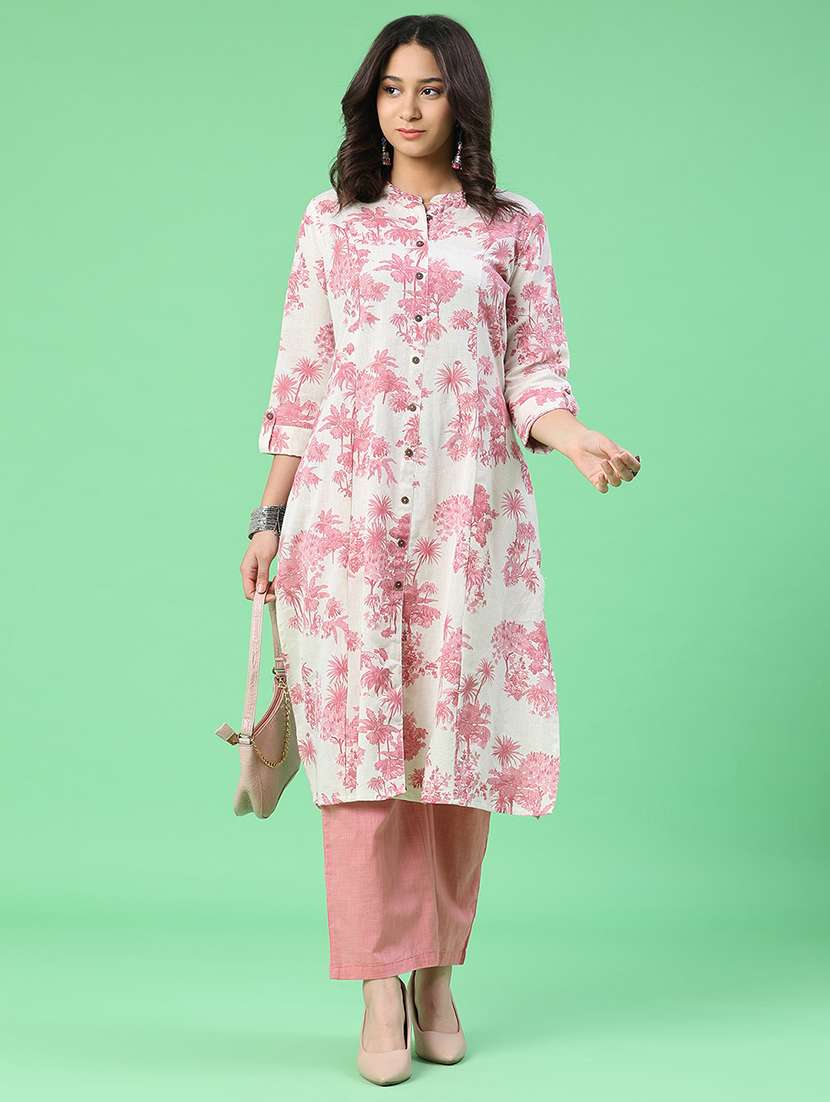 women solid mid rise straight pant - 22376946 -  Standard Image - 5