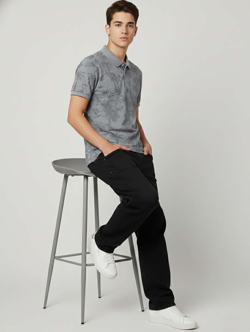 men short sleeve regular fit polo t-shirt