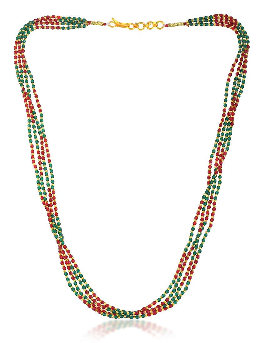 women beaded multistrand necklace - 22377224 -  Standard Image - 3