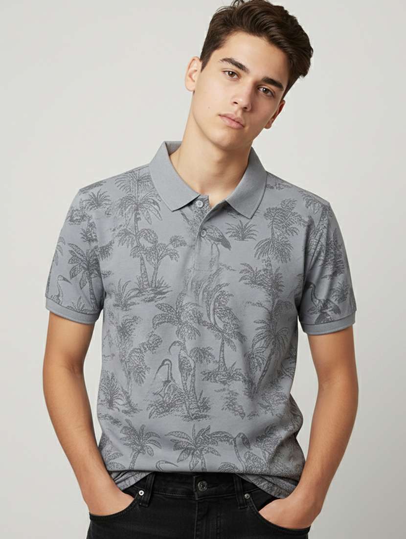 men short sleeve regular fit polo t-shirt