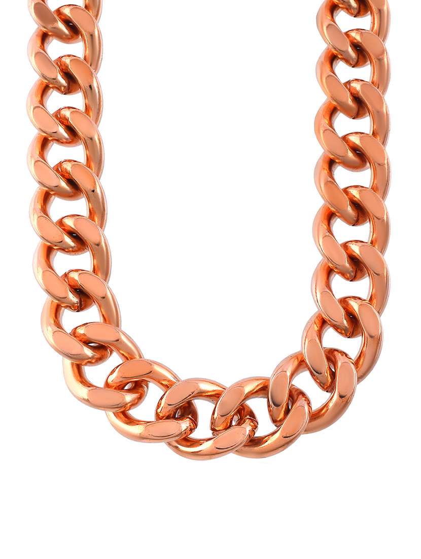 men brown brass fashion chain - 22377312 -  Standard Image - 3