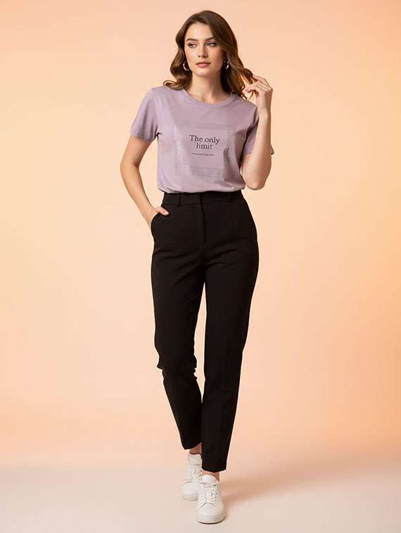 women printed short sleeve t-shirt - 22377460 -  Standard Image - 3