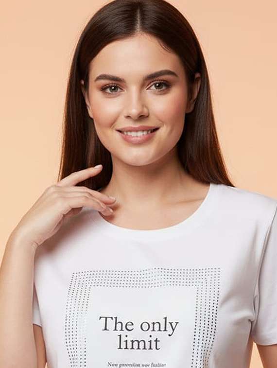 women printed short sleeve t-shirt - 22377463 -  Standard Image - 3