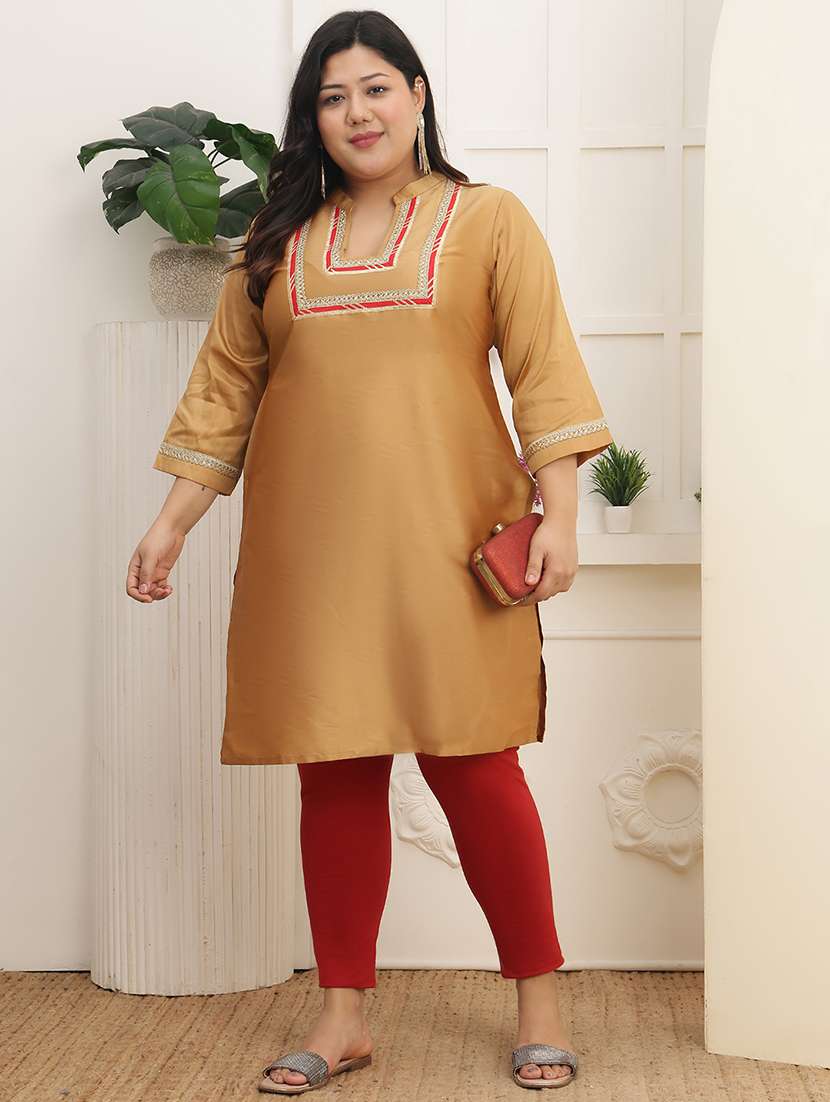 women plus size solid mid rise legging - 22377882 -  Standard Image - 5