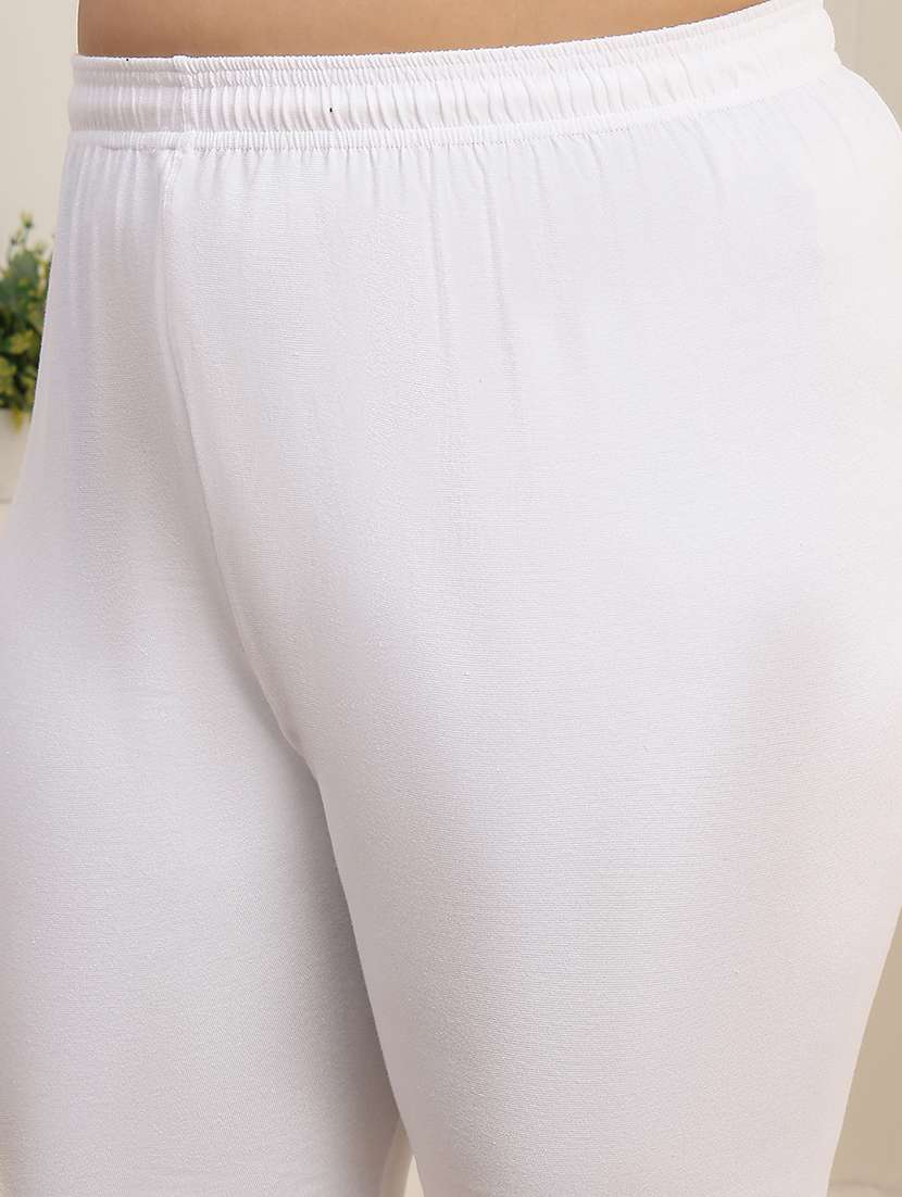 women pack of 2 plus size solid mid rise legging - 22377905 -  Standard Image - 5