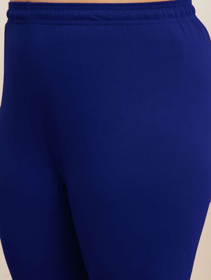 women pack of 2 plus size solid mid rise legging - 22377953 -  Standard Image - 5