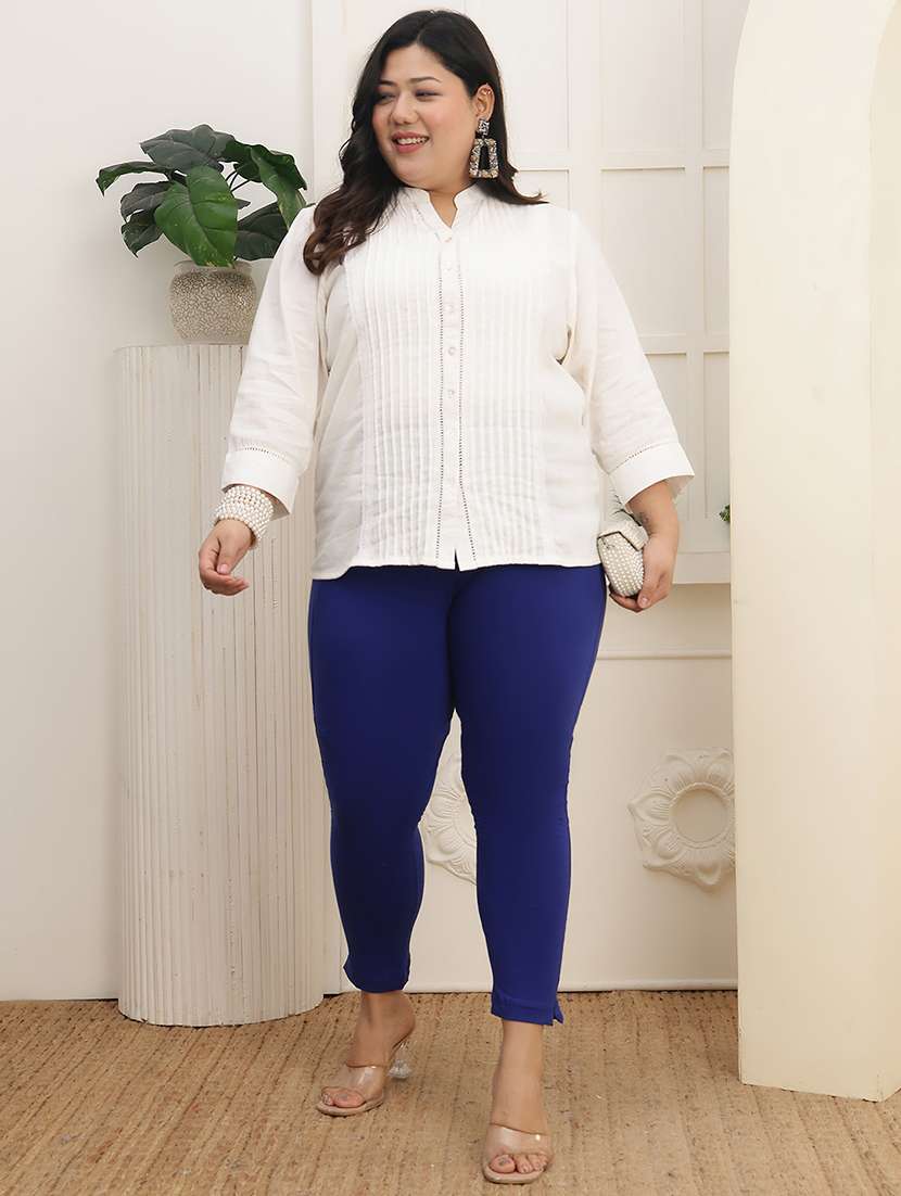 women pack of 2 plus size solid legging - 22378108 -  Standard Image - 5