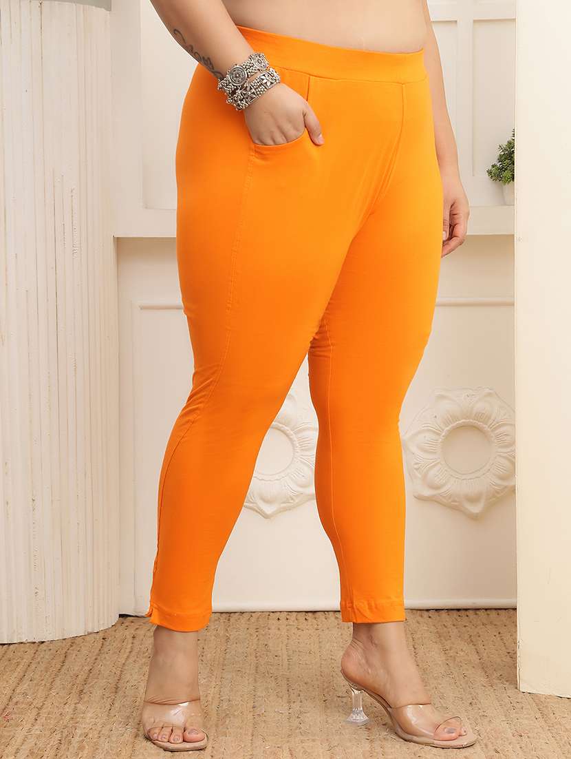 women pack of 2 plus size solid legging - 22378158 -  Standard Image - 3