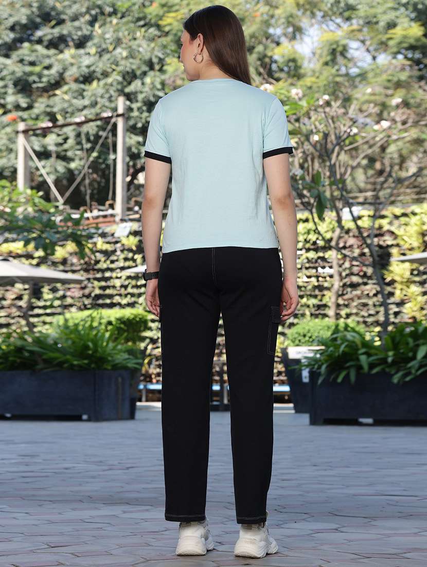 women printed t-shirt & trouser co-ord set - 22378341 -  Standard Image - 5