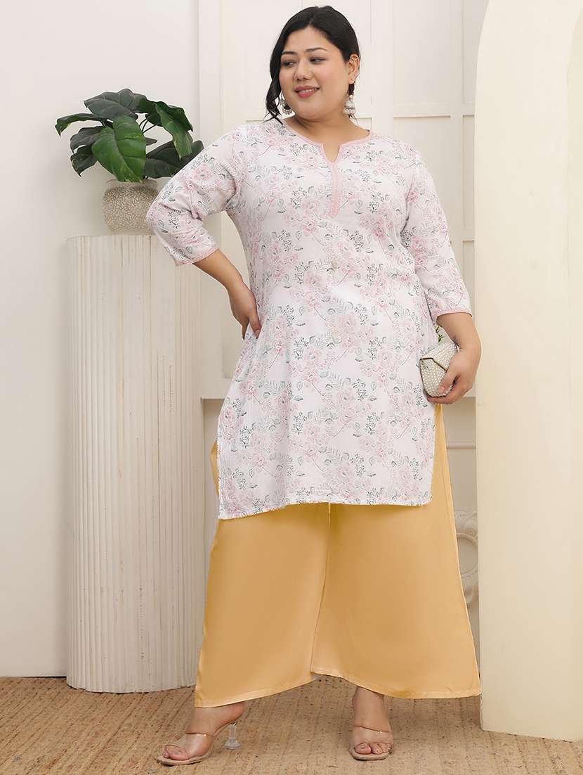 women plus size solid palazzo - 22378721 -  Standard Image - 5