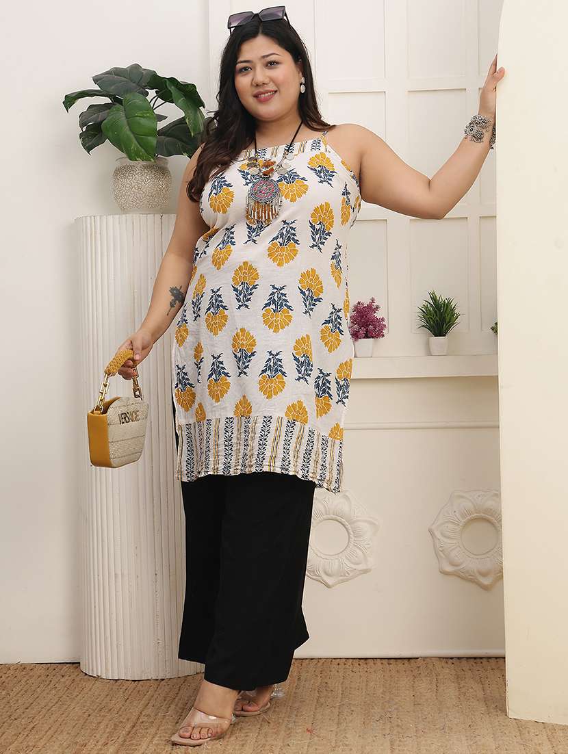 women plus size solid mid rise palazzo - 22378747 -  Standard Image - 5
