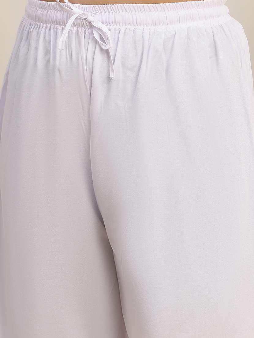 women pack of 2 plus size solid palazzo - 22378760 -  Standard Image - 5