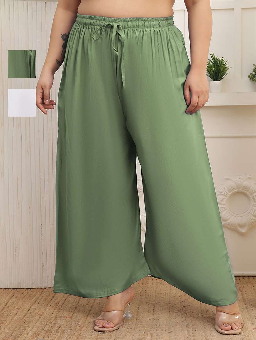 multi colored rayon palazzos