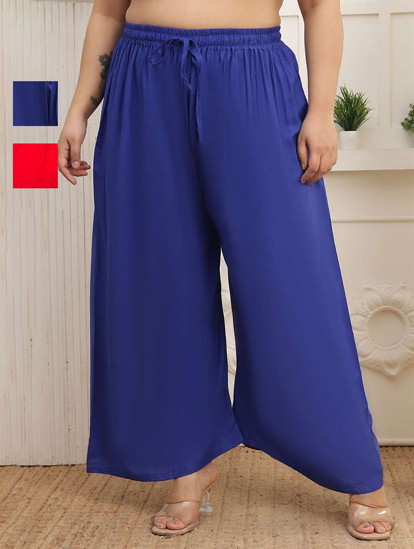 multi colored rayon palazzos