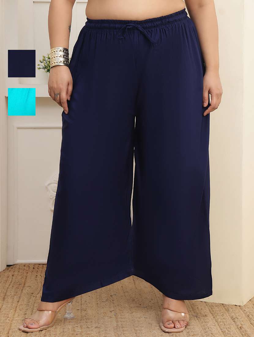 multi colored rayon palazzos