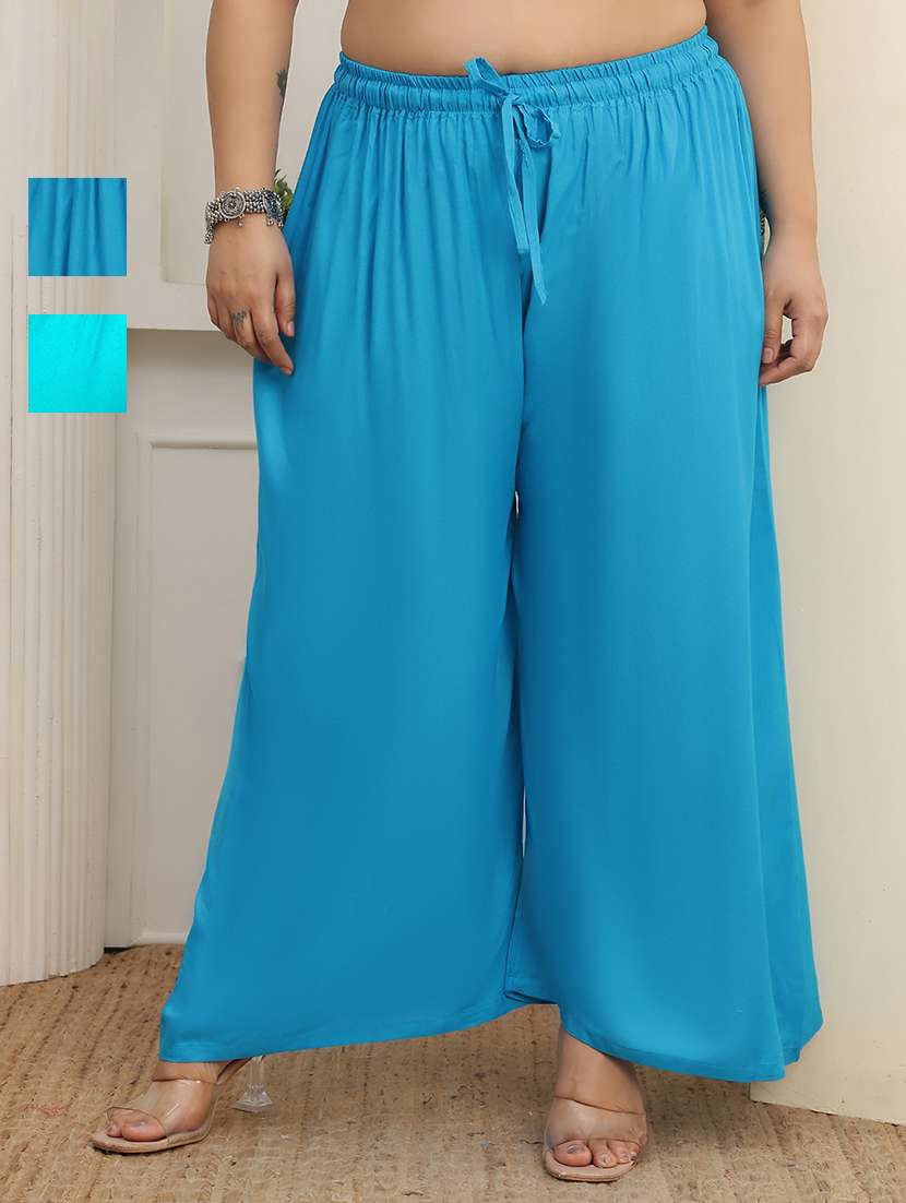multi colored rayon palazzos