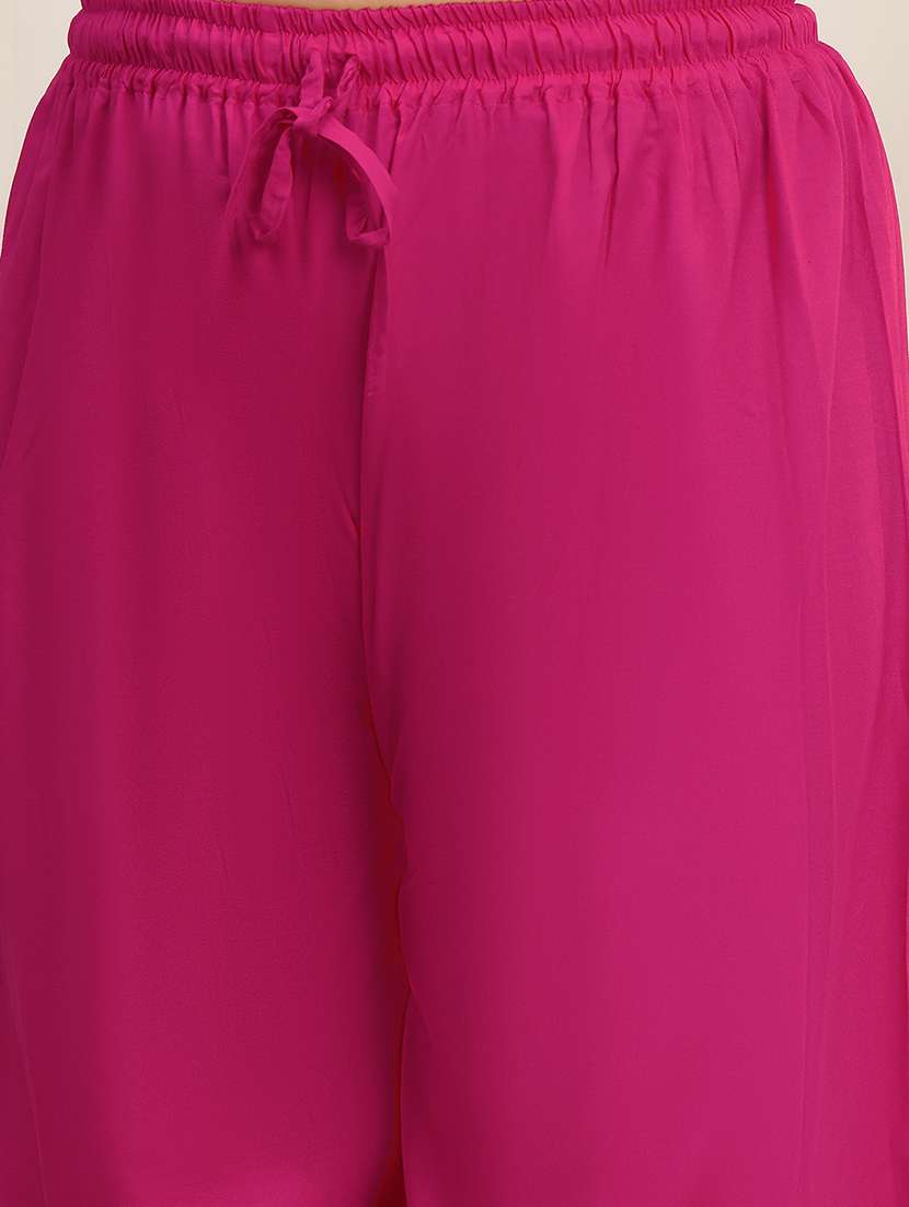women pack of 2 plus size solid palazzo - 22378889 -  Standard Image - 5