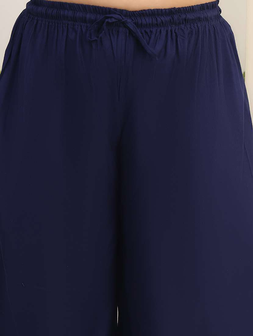 women pack of 2 plus size solid palazzo - 22378908 -  Standard Image - 5