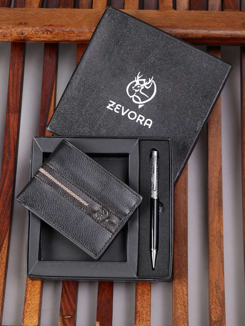 men wallet and pen gift combo set