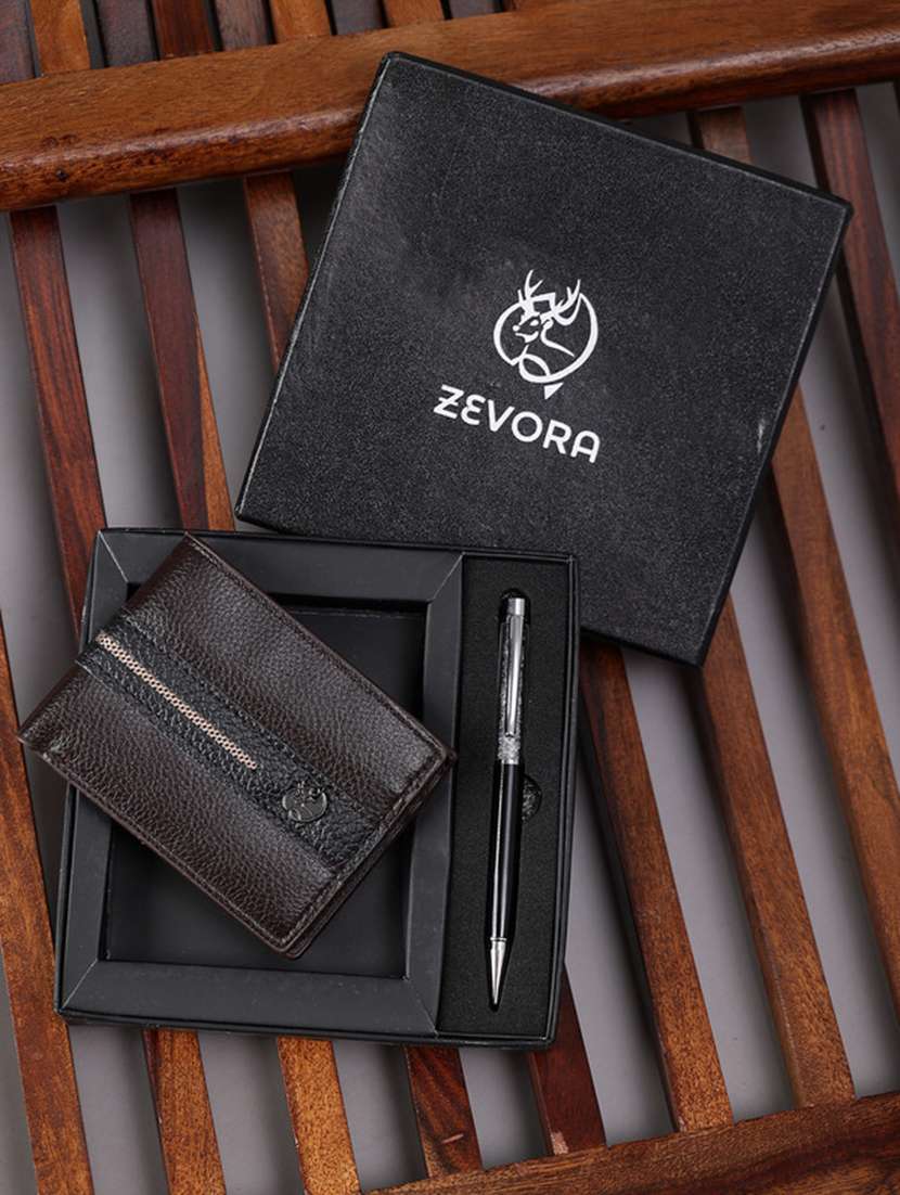 men wallet and pen gift combo set
