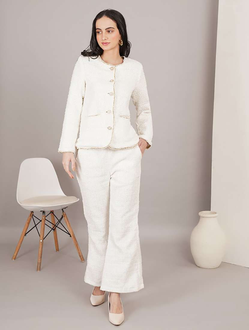 women self designed blazer and trouser co-ord set