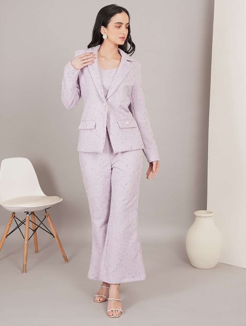 women self designed blazer and trouser co-ord set