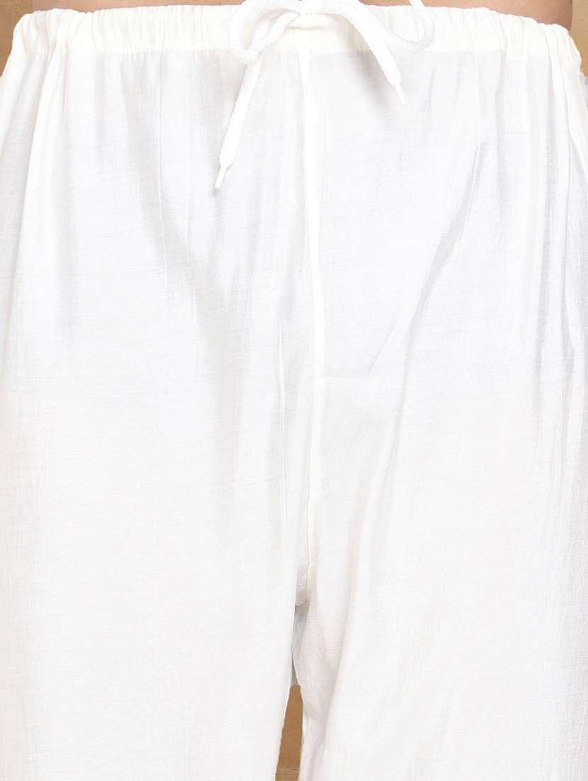 men printed mandarin neck kurta pyjama set - 22379239 -  Standard Image - 5