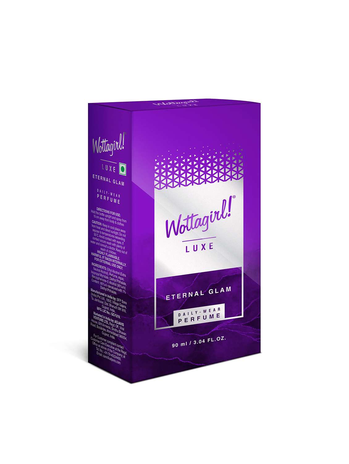 wottagirl! luxe eternal glam long lasting perfume- for women (90ml) - 22379321 -  Standard Image - 3