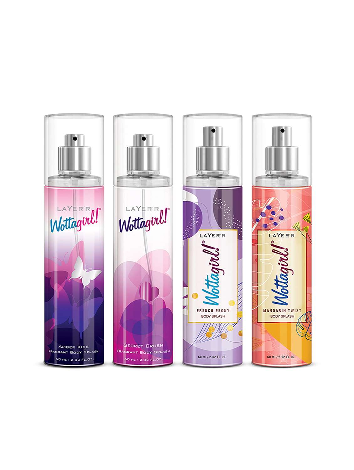 women wottagirl longlasting fragrance pack of 4