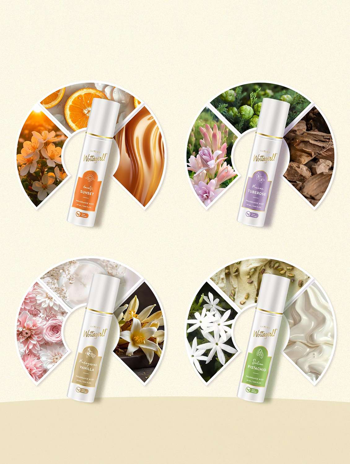 women wottagirl longlasting fragrance pack of 4 - 22379361 -  Standard Image - 3