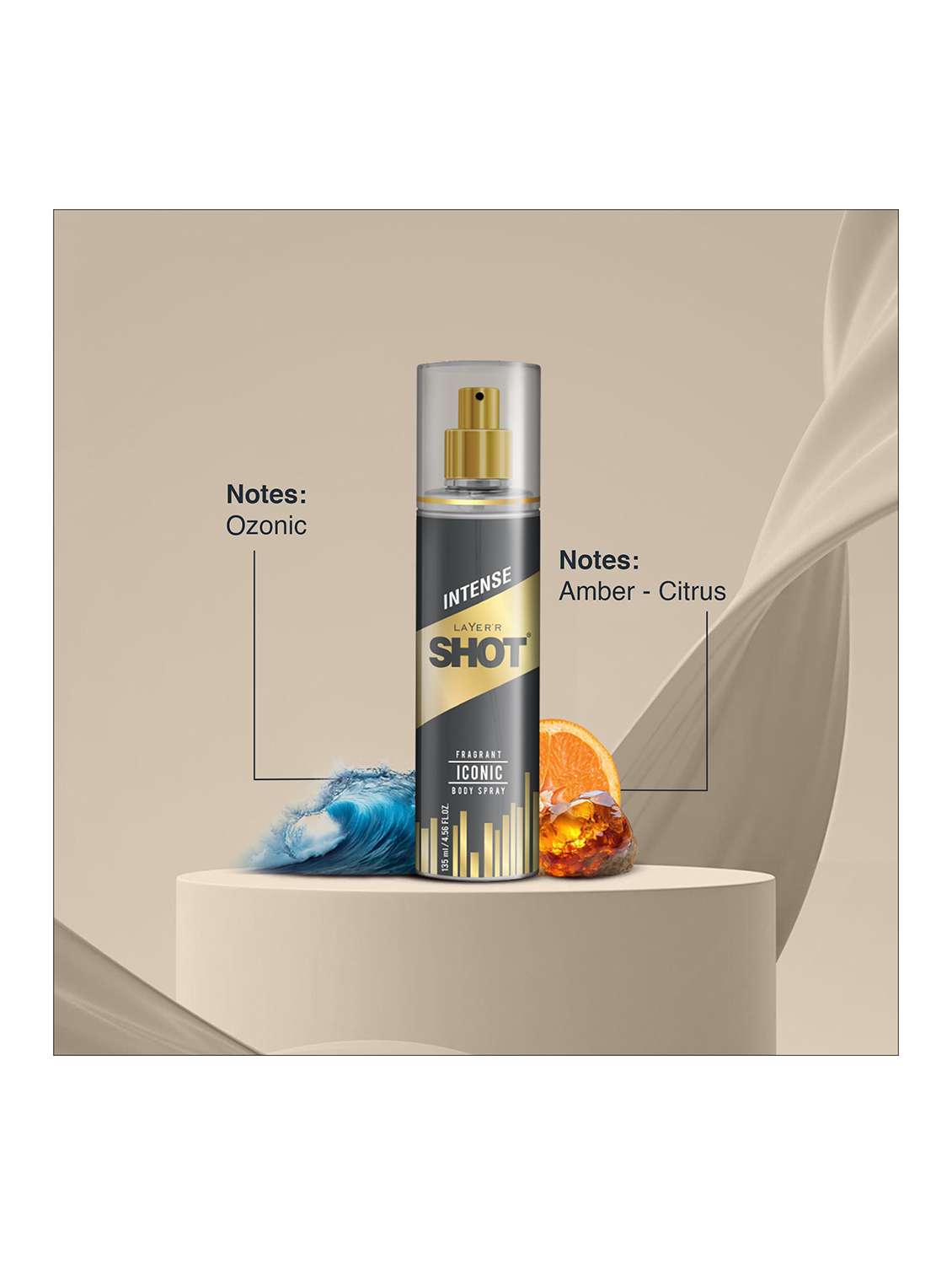 layer'r shot iconic long lasting fragrance body spray  -  for men (270 ml, pack of 2) - 22379378 -  Standard Image - 3