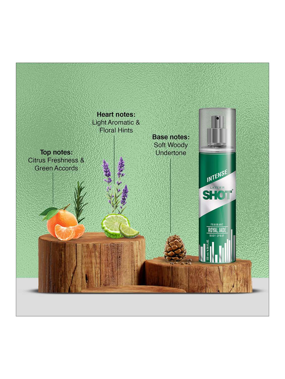 layer'r shot iconic long lasting fragrance body spray  -  for men (270 ml, pack of 2) - 22379380 -  Standard Image - 3