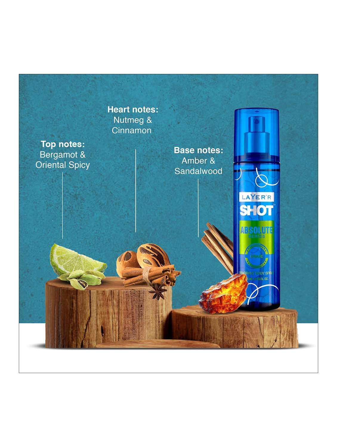long lasting fragrance body spray  -  for men pack of 2 - 22379389 -  Standard Image - 3