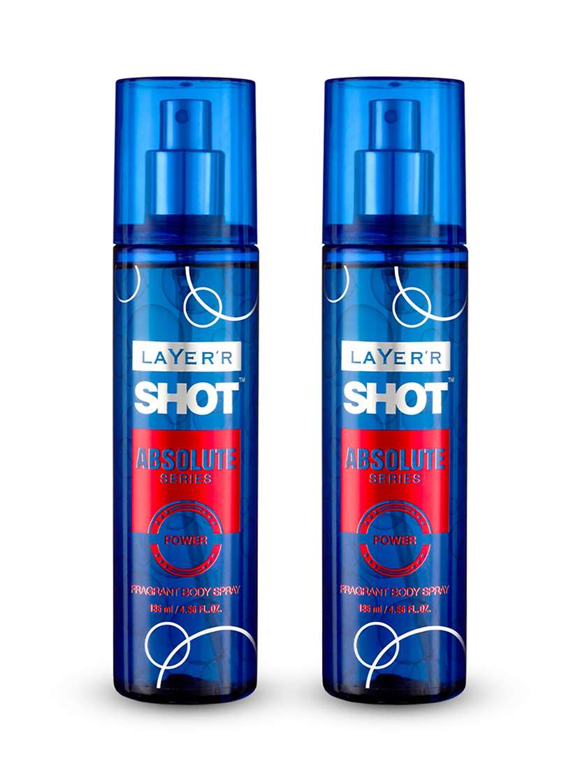 long lasting fragrance body spray  -  for men pack of 2