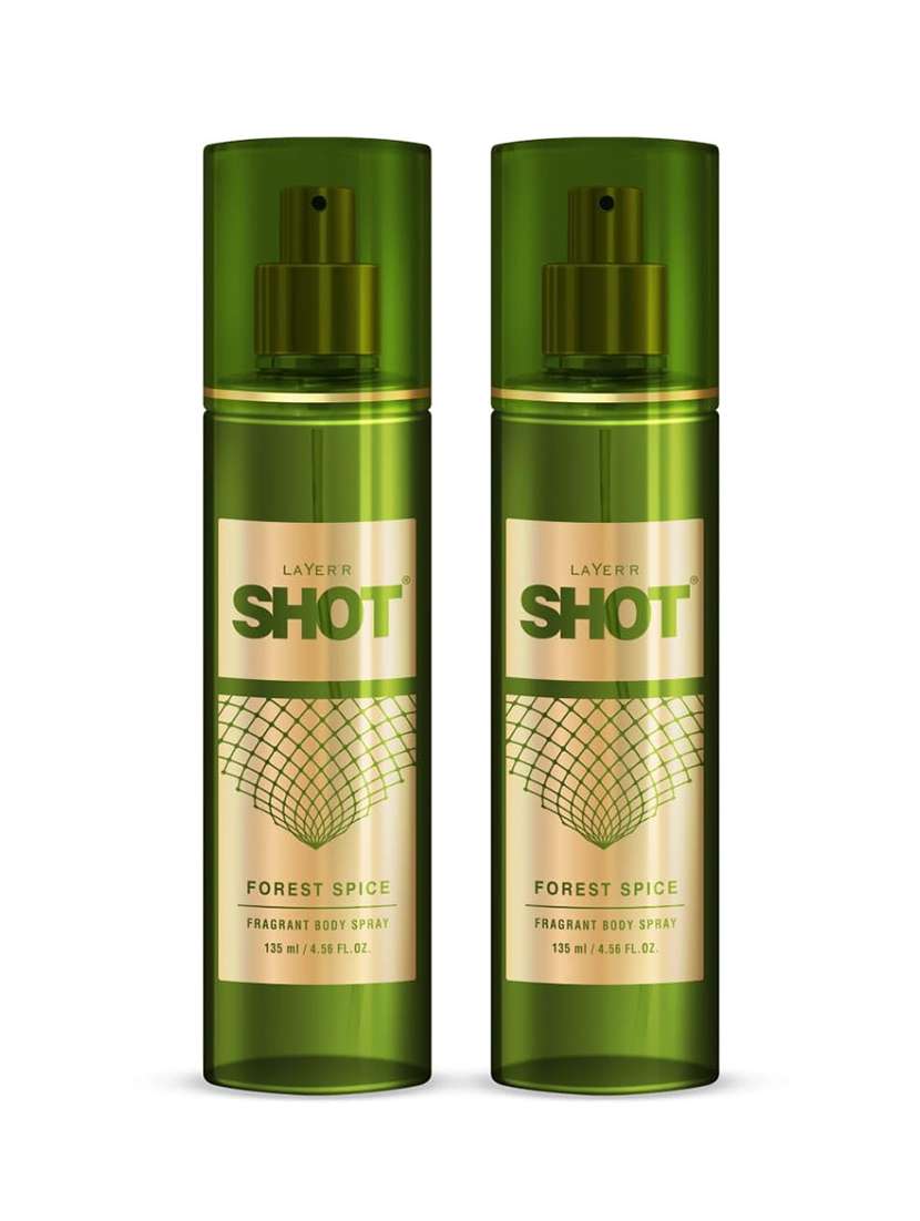 long lasting fragrance body spray  -  for men pack of 2