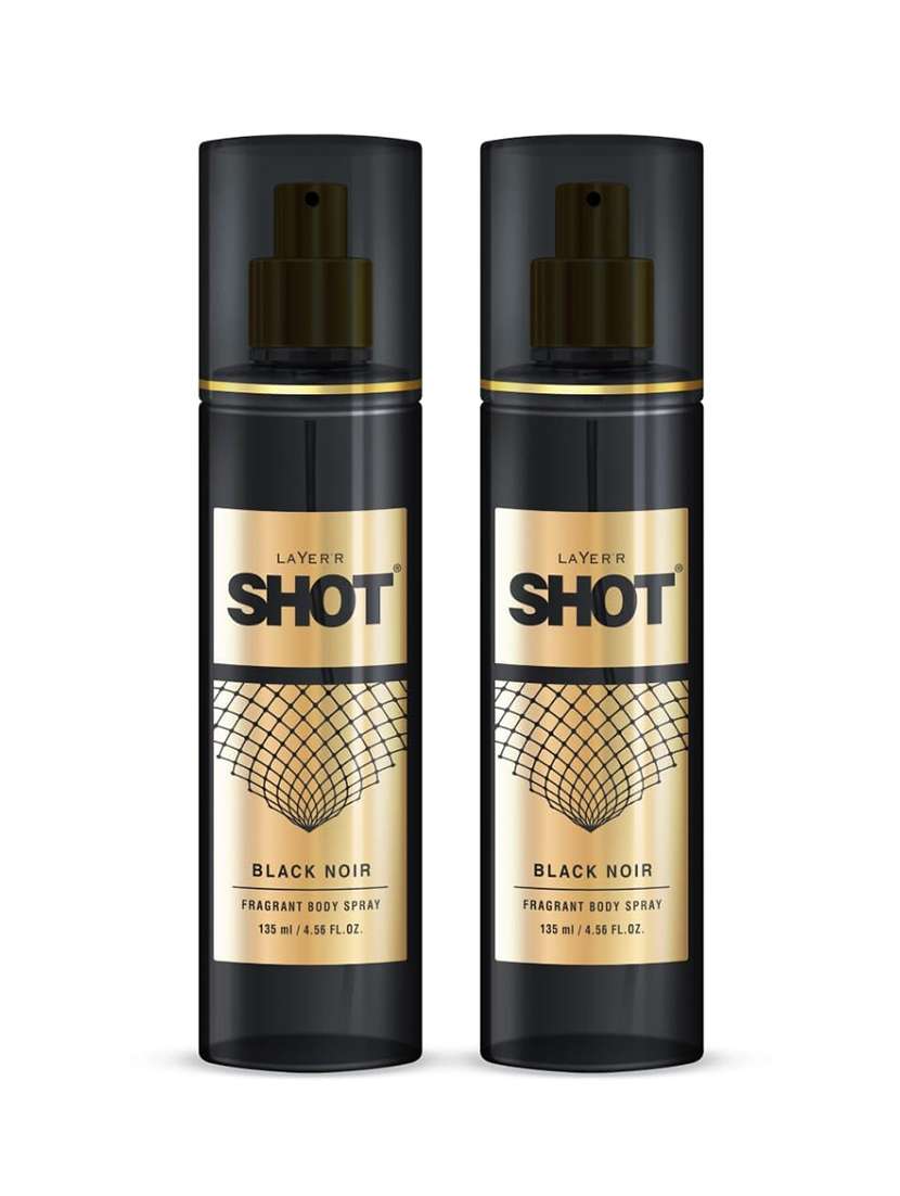 long lasting fragrance body spray  -  for men pack of 2