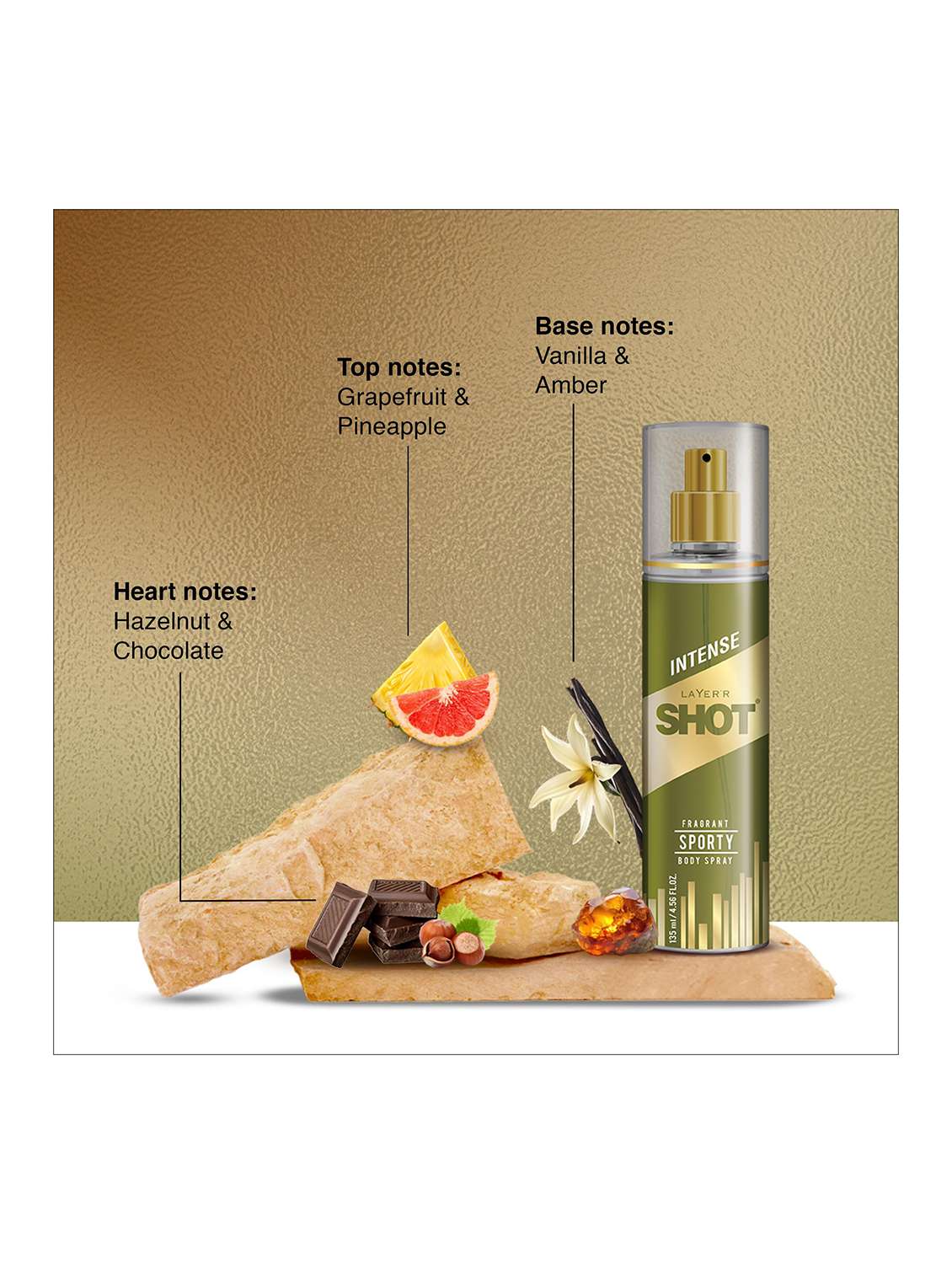 long lasting fragrance body spray  -  for men pack of 2 - 22379401 -  Standard Image - 3