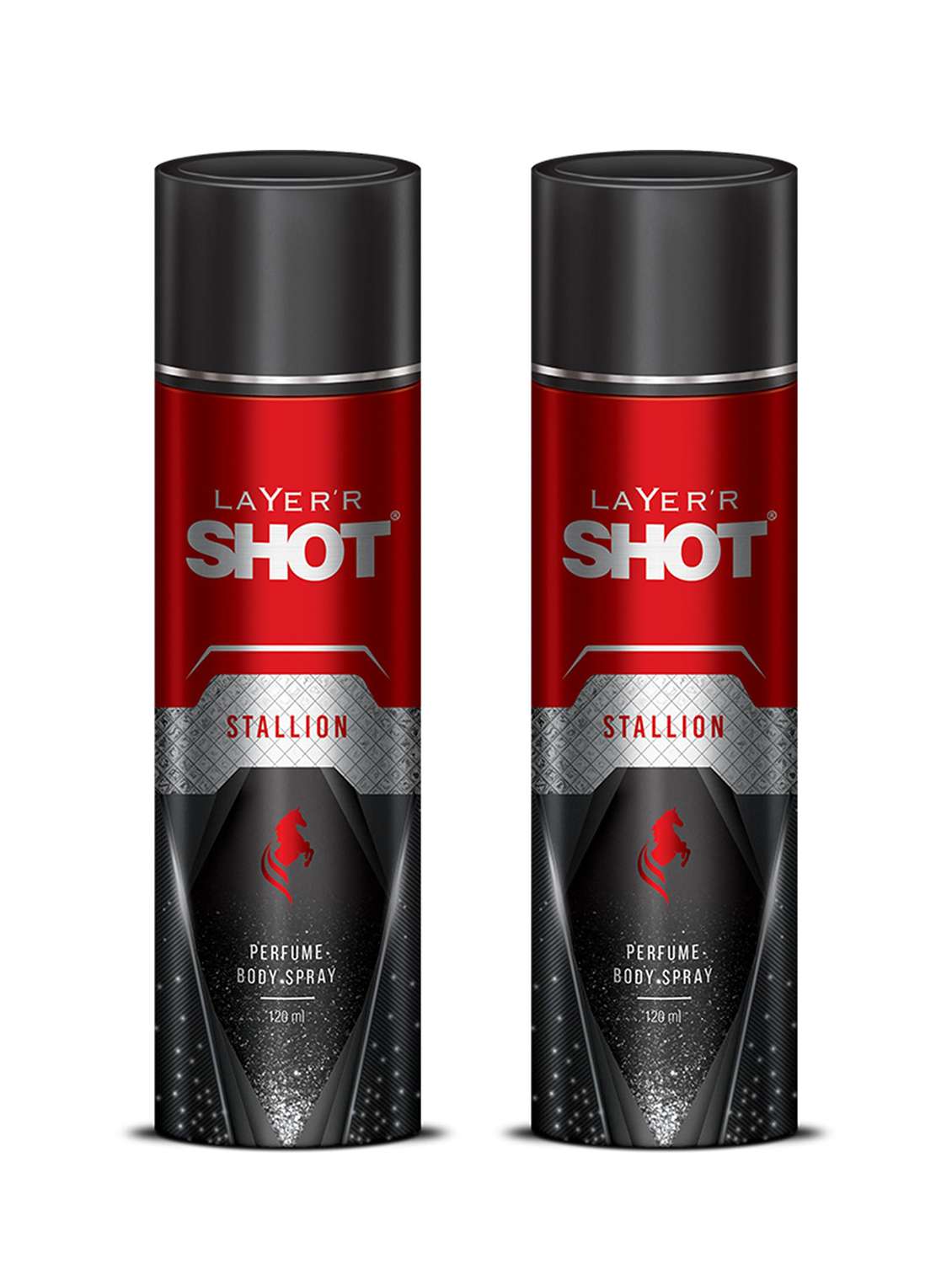 long lasting fragrance body spray  -  for men pack of 2