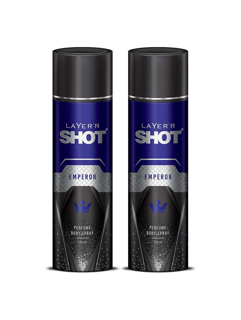 long lasting fragrance body spray  -  for men pack of 2